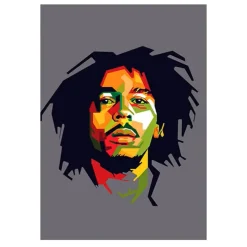 Bob Marley Singer Canvas Poster Printed on Canvas - Image 5