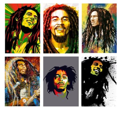 Bob Marley Singer Canvas Poster Printed on Canvas - Image 16