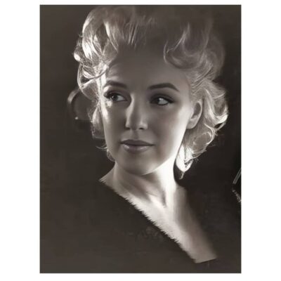 Marilyn Monroe Black & White Pictures Printed on Canvas - Image 10