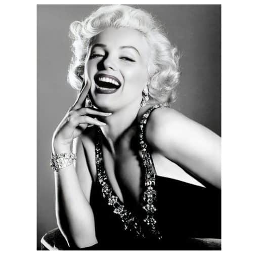 Marilyn Monroe Black & White Pictures Printed on Canvas - Image 11