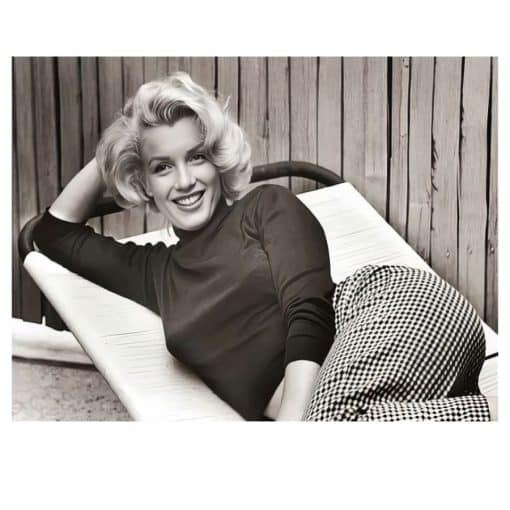 Marilyn Monroe Black & White Pictures Printed on Canvas - Image 12