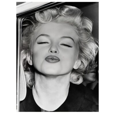 Marilyn Monroe Black & White Pictures Printed on Canvas - Image 14