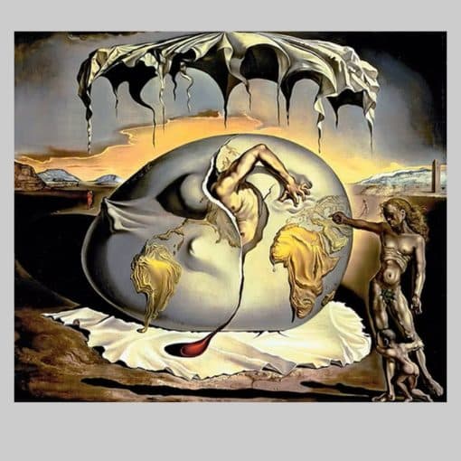 Salvador Dalí 1943 Geopoliticus Child Watching the Birth of the New Man