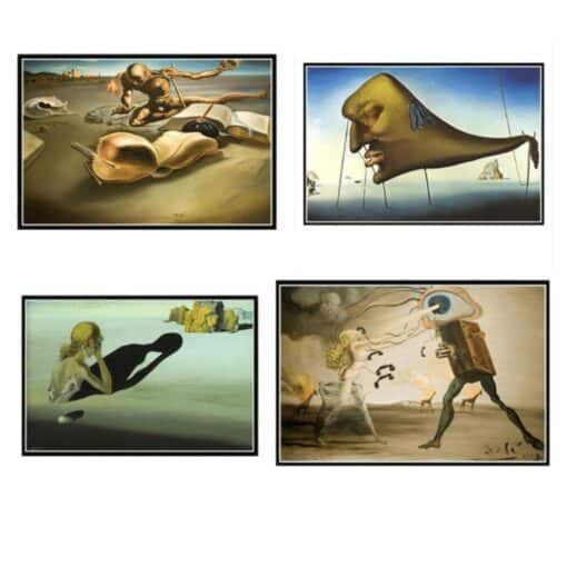 Salvador Dali and Others with Great Surrealism Paintings
