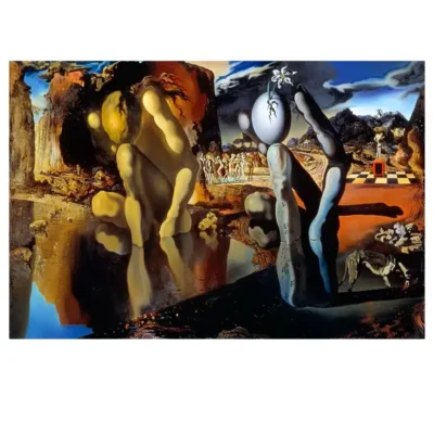 The Metamorphosis of Narcissus Painting by Salvador Dalí