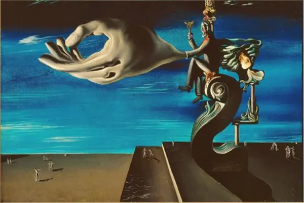 The Hand Surrealism Painting by Salvador Dali