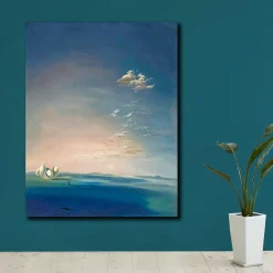 Ampurdanese Yang and Yin Oil Painting by Salvador Dali Printed on Canvas