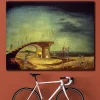 Broken Bridge and the Dream Oil Painting by Salvador Dali Printed on Canvas