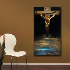 Christ of Saint John Of the Cross by Salvador Dalí Printed on Canvas