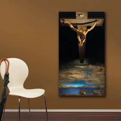 Christ of Saint John Of the Cross by Salvador Dalí Printed on Canvas
