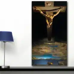 Christ of Saint John Of the Cross by Salvador Dalí Printed on Canvas