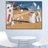 Dalí The Three Peaked Hat Canvas Painting