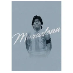 Diego Maradona Football Player Paintings Printed on Canvas - Image 7
