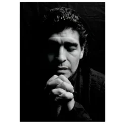 Diego Maradona Football Player Paintings Printed on Canvas - Image 4