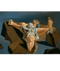 Figure on The Rocks Painting by Salvador Dali