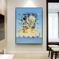 Galatea of the Spheres Oil Painting by Salvador Dalí Printed on Canvas