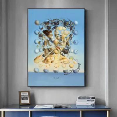 Galatea of the Spheres Oil Painting by Salvador Dalí Printed on Canvas