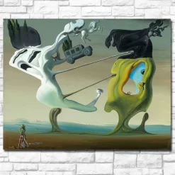 House for Erotomaniac by Salvador Dalí 1932