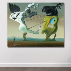 House for Erotomaniac by Salvador Dalí Decoration Printed On Canvas