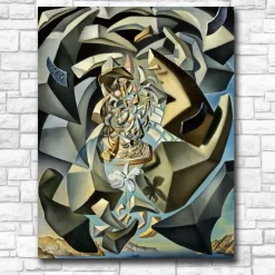 Microphysical Madonna by Salvador Dali 1954