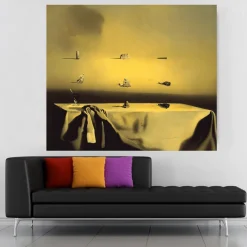 Morphological Echo painting by Salvador Dali Printed on Canvas