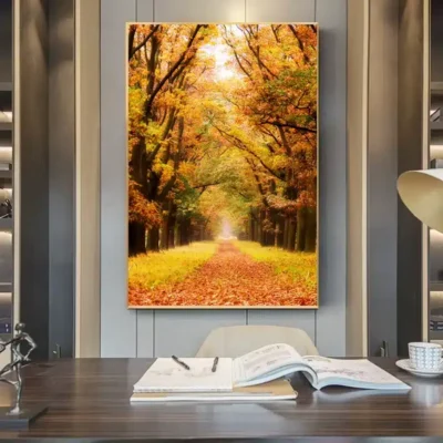 National Park of Netherlands De Hoge Veluwe Picture Printed on Canvas
