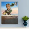 Portrait of Paul Eluard 1929 by Salvador Dali Printed on Canvas