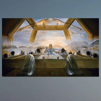 The Sacrament of the Last Supper by Salvador Dali Printed on Canvas