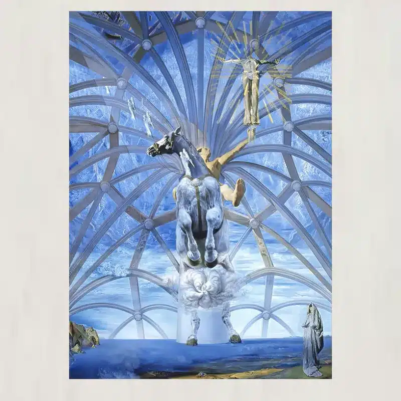 Santiago el Grande by Salvador Dalí Painting Printed on Canvas