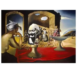Slave Market with the Disappearing Bust of Voltaire by Salvador Dalí