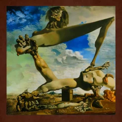 Soft Construction With Boiled Beans Oil Painting by Dalí Printed on Canvas