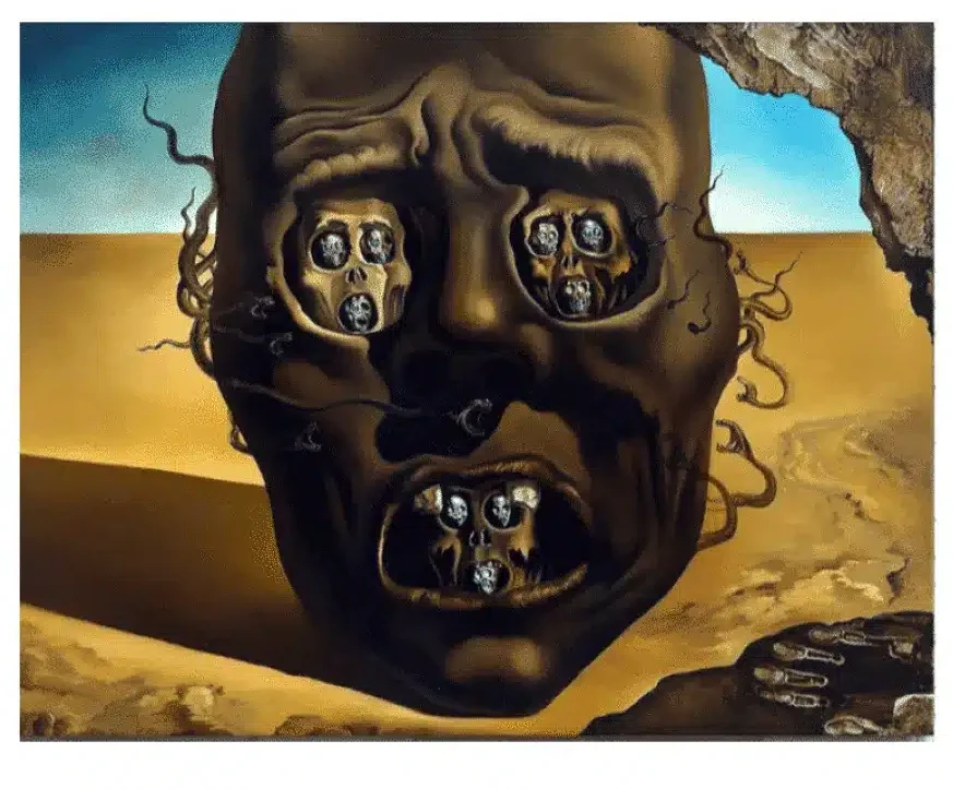 The Face of War by Salvador Dalí