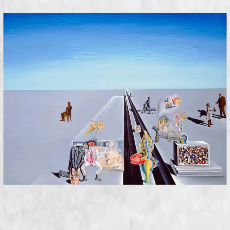 The First Days of Spring Oil Painting by Salvador Dalí Printed on Canvas