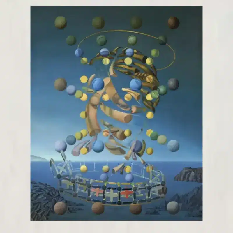 The Maximum Speed of Raphael's Madonna by Salvador Dalí Printed on Canvas
