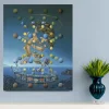 The Maximum Speed of Raphael's Madonna by Salvador Dalí Printed on Canvas
