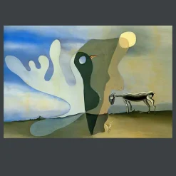 The Ram Spectral Cow by Salvador Dalí