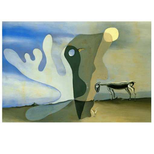 The Ram Spectral Cow by Salvador Dali