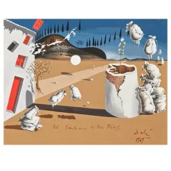 The Three Peaked Hat (El Sombrero de tres Picos) by Salvador Dalí 1947