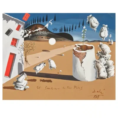 The Three Peaked Hat (El Sombrero de tres Picos) by Salvador Dalí 1947