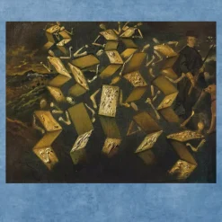 Twist in the Velazquez Studio Painting by Salvador Dalí