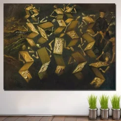 Twist in the Velazquez Studio Painting by Salvador Dalí Printed on Canvas
