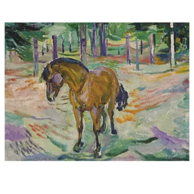 Four Famous Paintings by Edvard Munch Reproductions Printed on Canvas - Image 2