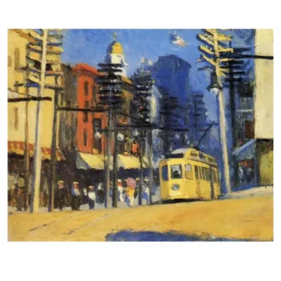 Twenty Paintings by Edward Hopper Printed on Canvas - Image 20