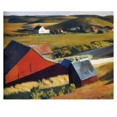 Twenty Paintings by Edward Hopper Printed on Canvas - Image 6