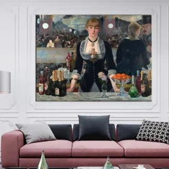 A Bar at The Folies-Bergère by Édouard Manet 1882