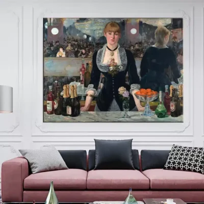 A Bar at The Folies-Bergère by Édouard Manet 1882