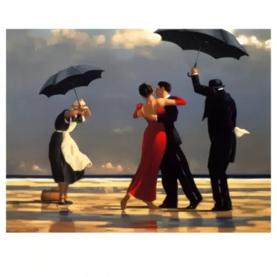 Cool Oil Paintings by Jack Vettriano Printed on Canvas - Image 7