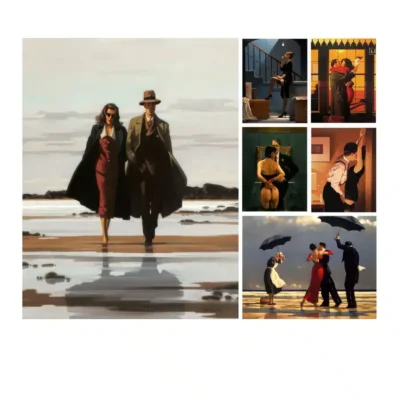 Cool Oil Paintings by Jack Vettriano Printed on Canvas