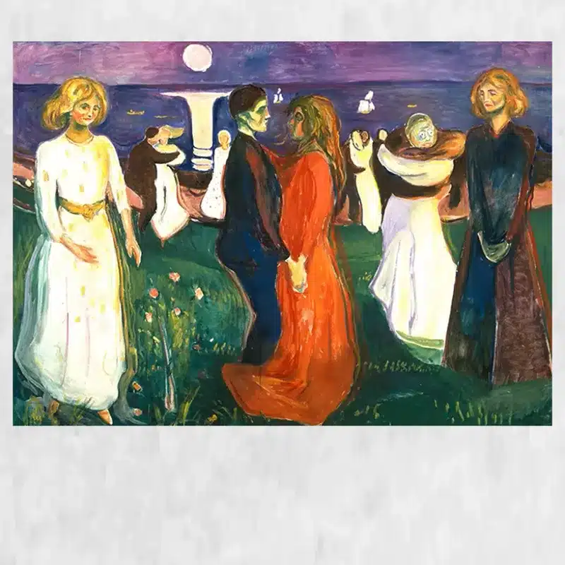 Dance of Life by Edvard Munch Abstract Oil Painting Printed on Canvas