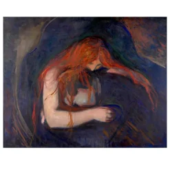 Edvard Munch 1895 Love and Pain (Vampire)